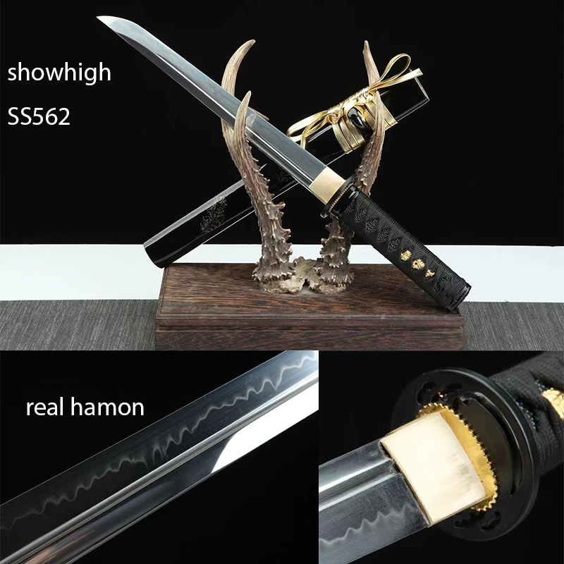 Handmade  gold feather functional tanto  Swords ss562