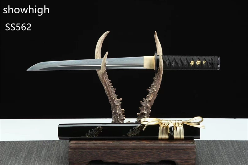 Handmade  gold feather functional tanto  Swords ss562