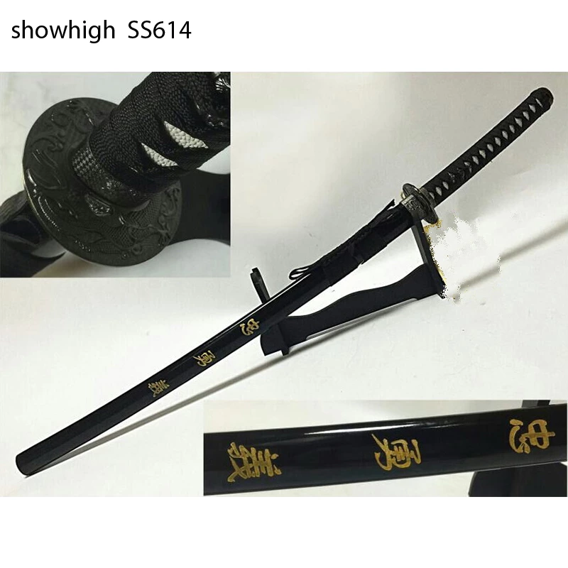 handmade high quality seven virtues katana sword ss614