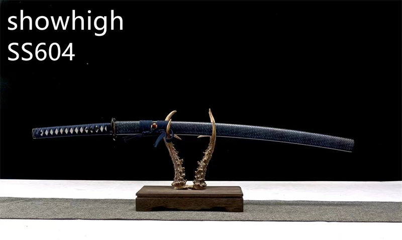 Handmade functional blue katana  Swords ss604