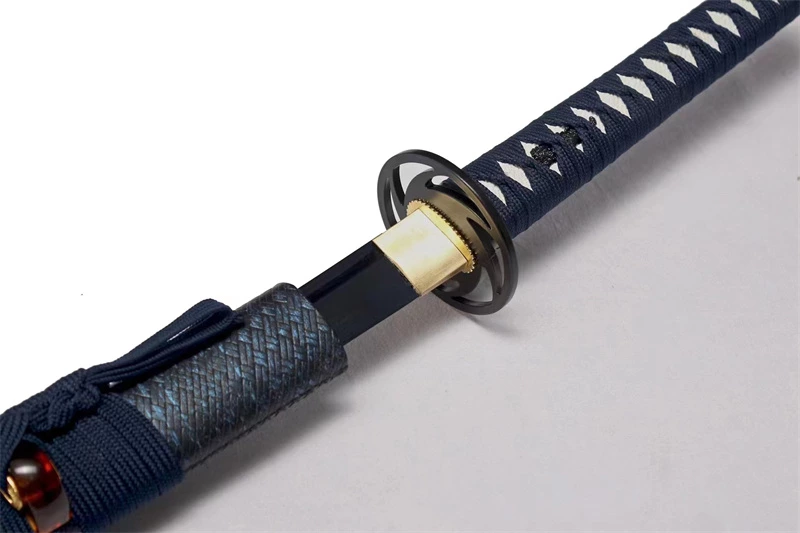 Handmade functional blue katana  Swords ss604