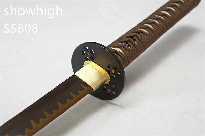 Handmade T10 real hamon katana Swords ss608