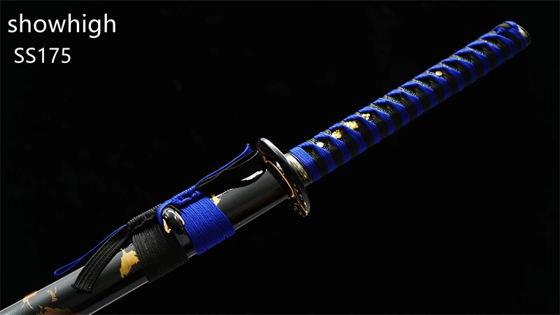 handmade high quality high carbon steel functional dragonfly katana sword ss175