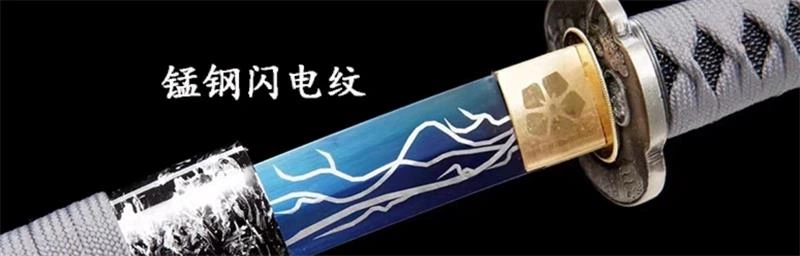 handmade functional blue tanto sword ss632