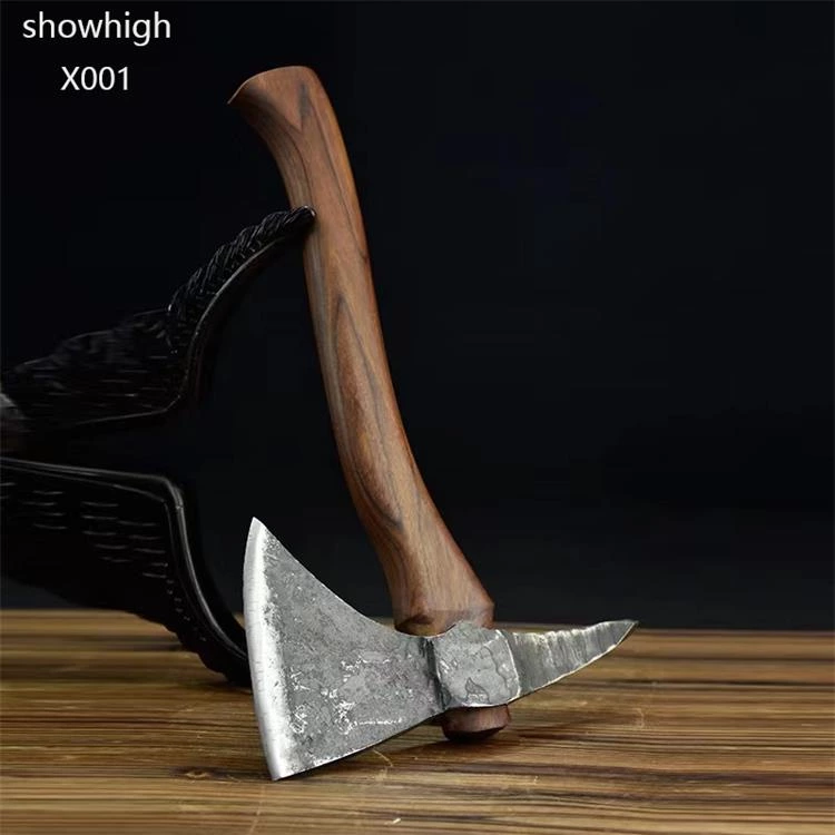 handmade multifunctional high carbon steel felling axe tomahawk x001