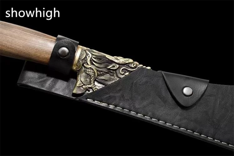 handmade high  carbon steel wood chopper sword x003A