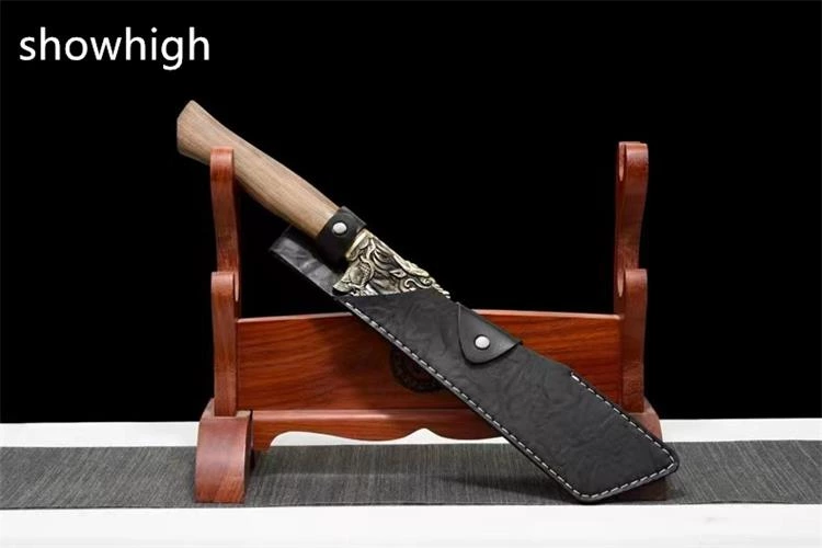 handmade high  carbon steel wood chopper sword x003A