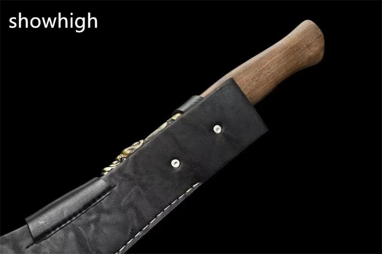 handmade high  carbon steel wood chopper sword x003A