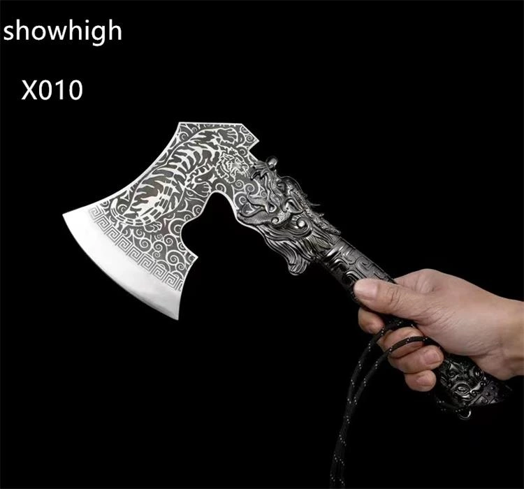 handmade high carbon steel tiger axe x010