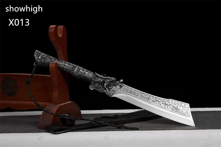 handmade high carbon steel crocodile sword X013