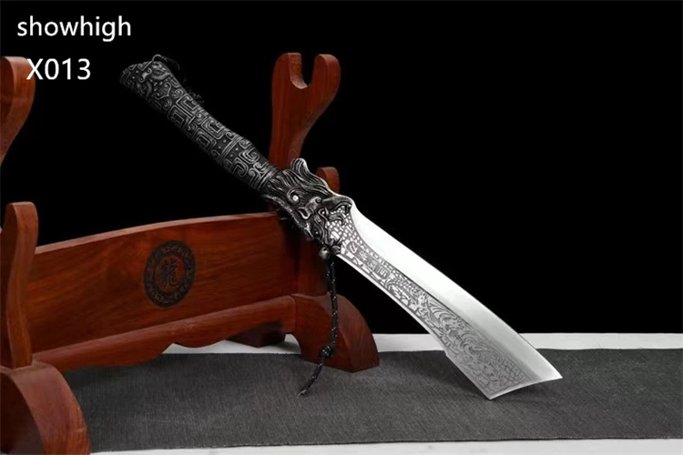 handmade high carbon steel crocodile sword X013