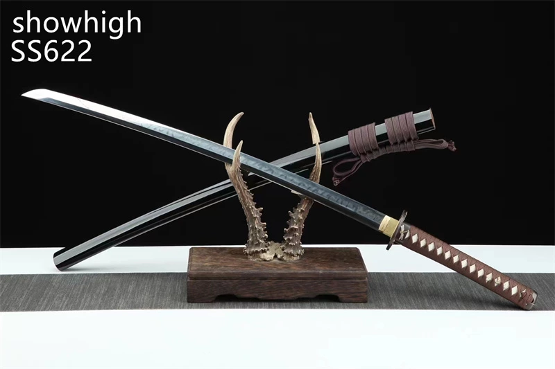 handmade high quality high carbon steel katana swords ss622