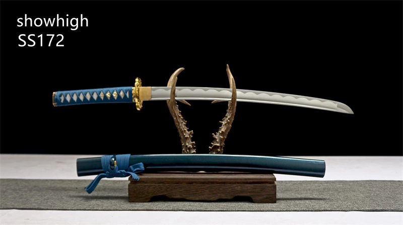 handmade  functional wakizashi dragon sword ss172