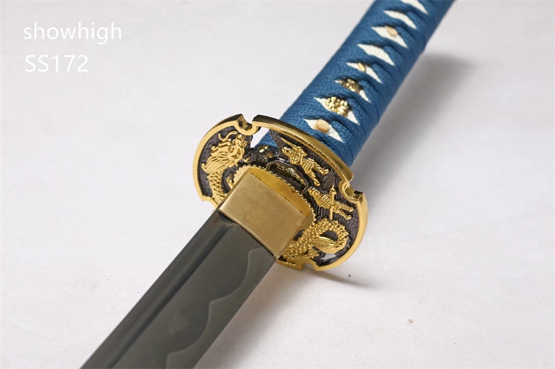 handmade  functional wakizashi dragon sword ss172