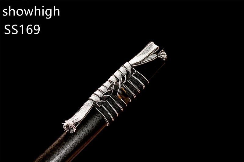 handmade high quality T10 real fancy hamon japanese katana  swords ss169