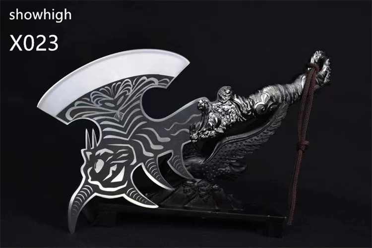 handmade high carbon steel skull axe X023