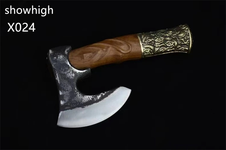 handmade high carbon steel battleaxe tomahawk hatchet X024