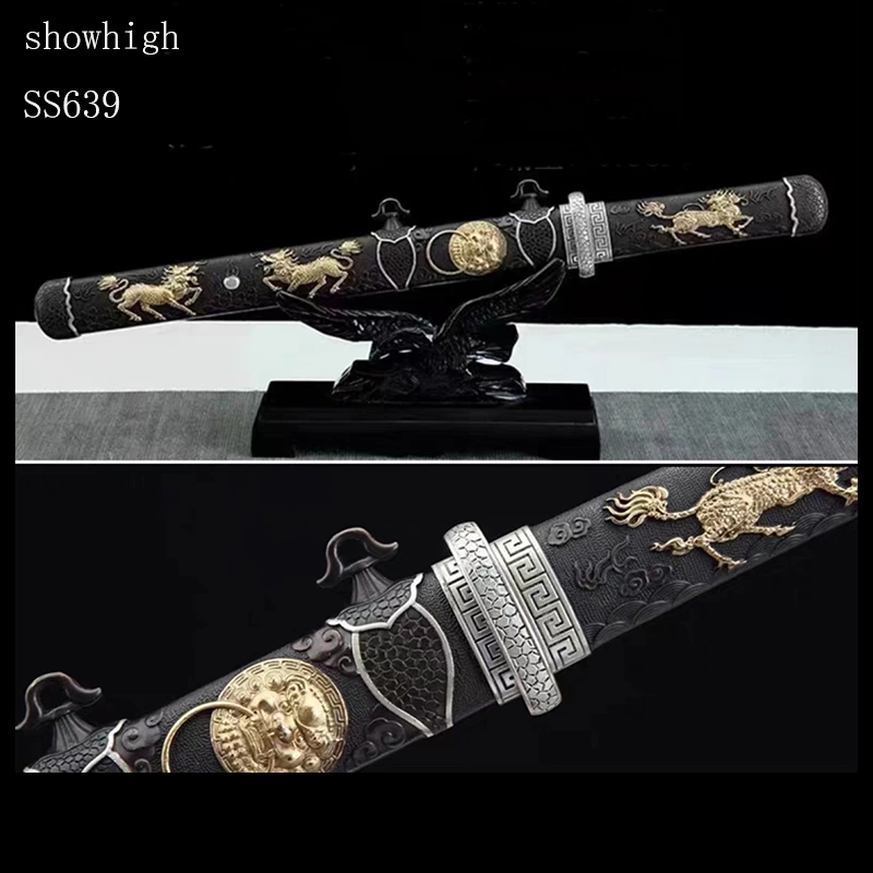 handmade chinese  kylin sword ss639