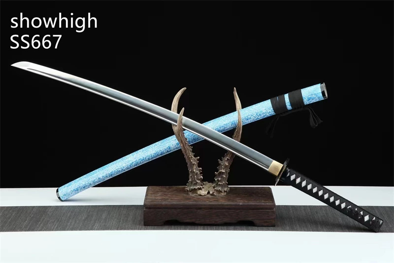 handmade carbon steel katana sword ss667