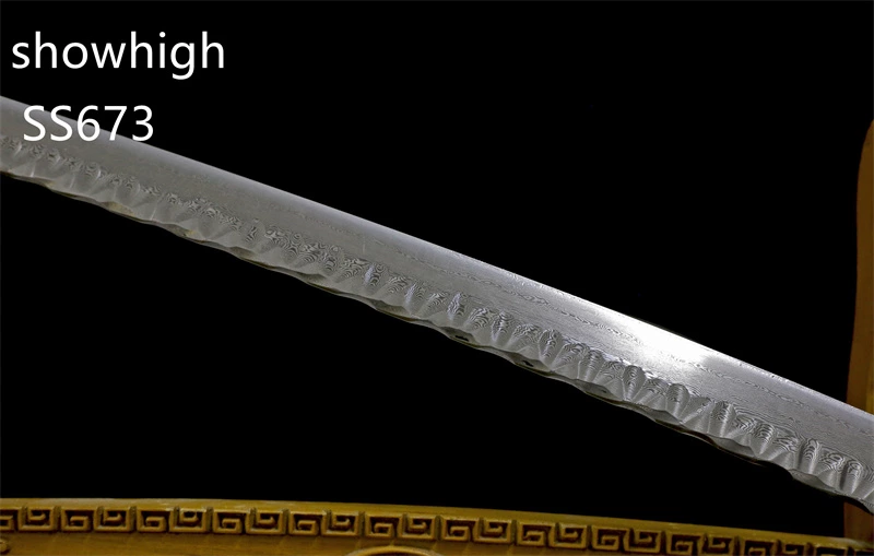 Handmade damascus Sword with handmade sunken  ss673