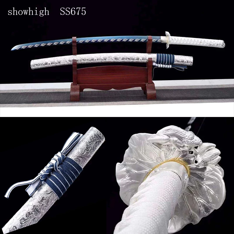 handmade T10 fuctional katana sword SS675