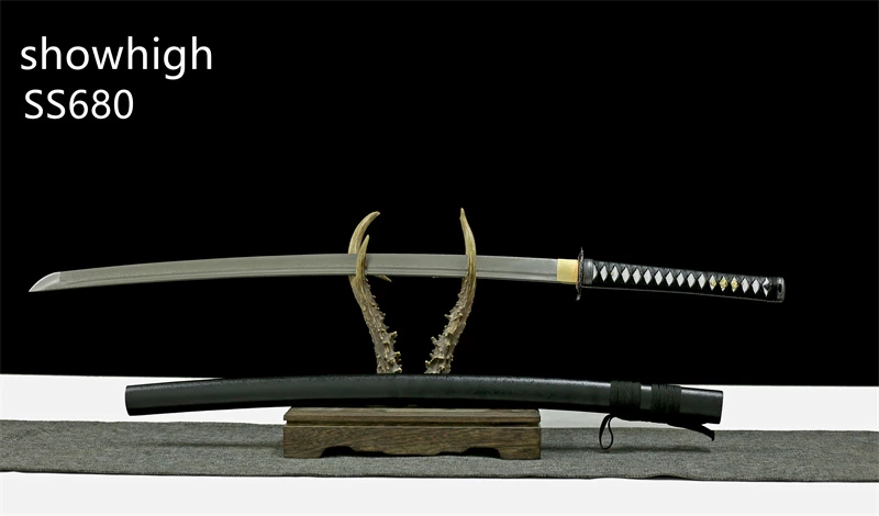 handmade functional damascus katana sword SS680