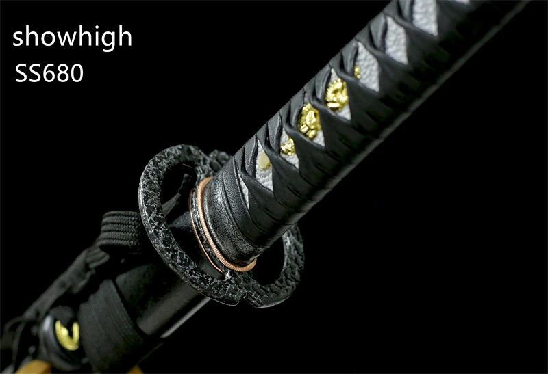 handmade functional damascus katana sword SS680