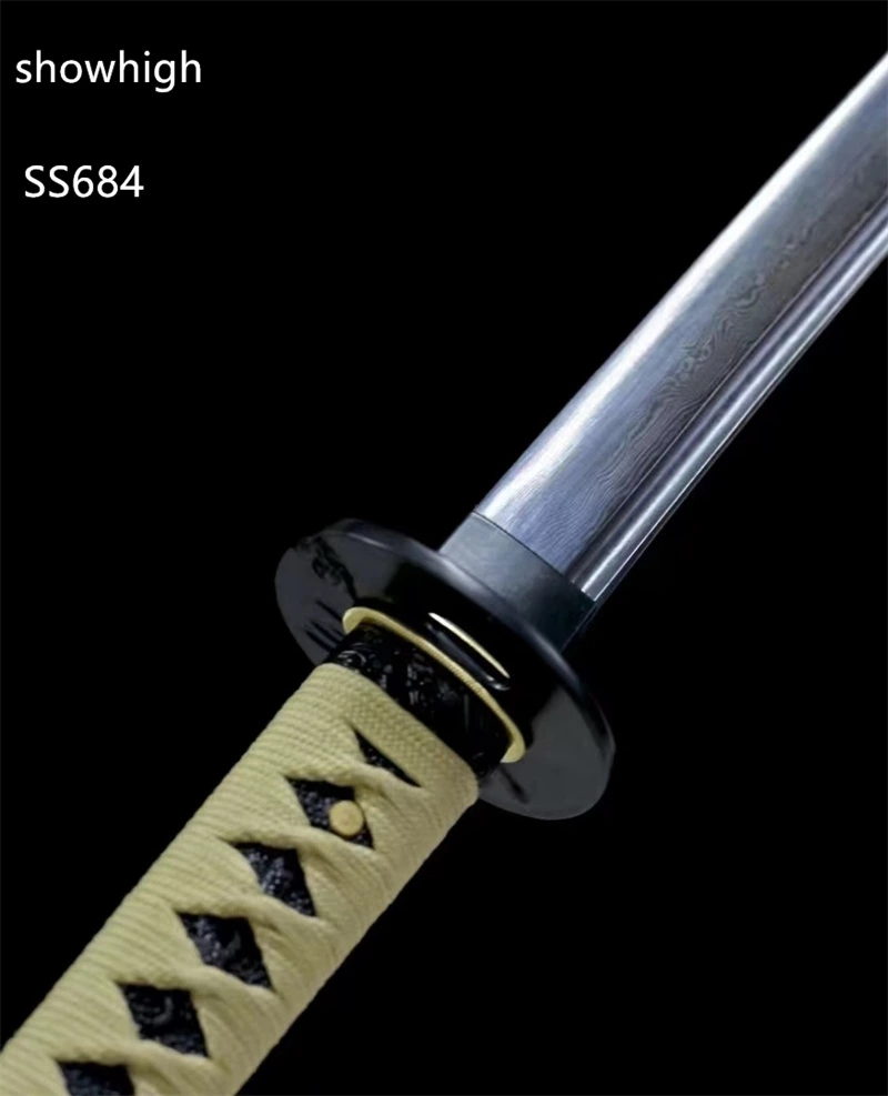 Handmade black samurai damascus  Swords  ss684