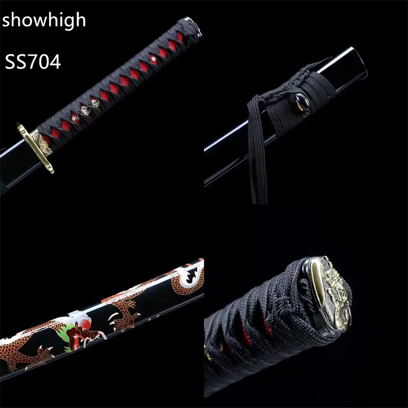 handmade dragon katana sword ss704