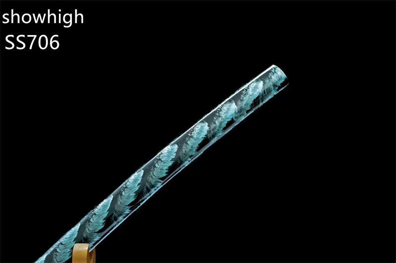 Handmade blue damascus Swords ss706