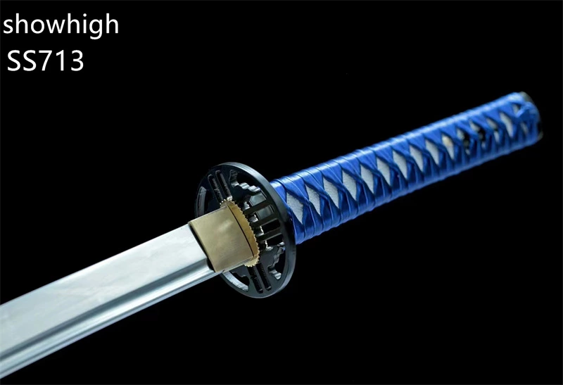 Handmade dragon blue katana Swords ss713