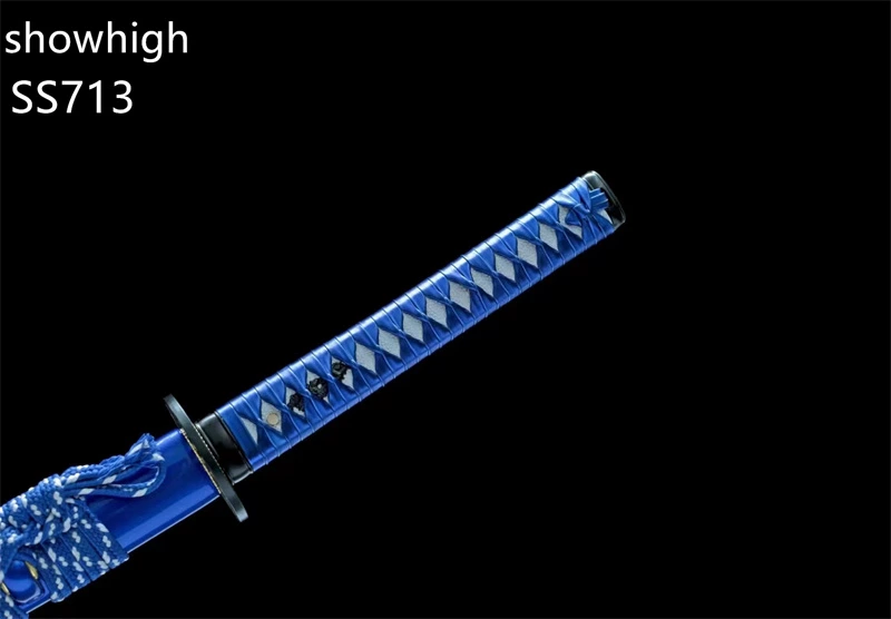 Handmade dragon blue katana Swords ss713