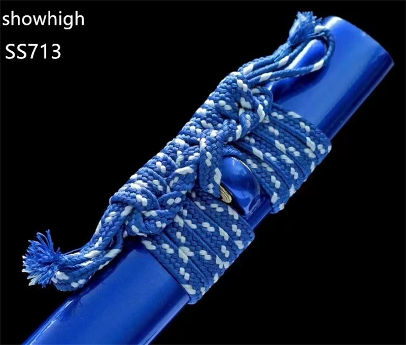 Handmade dragon blue katana Swords ss713