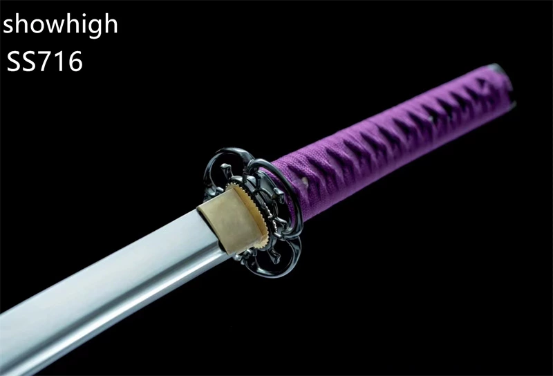 Handmade purple katana Swords ss716