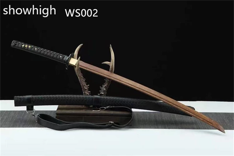 high quality rosewood  katana sword WS002