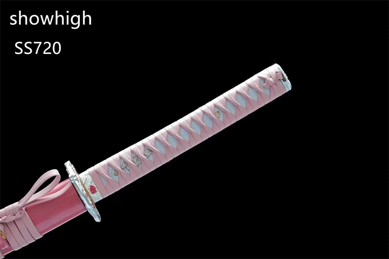 handmade pink japanese katana samurai swords ss720