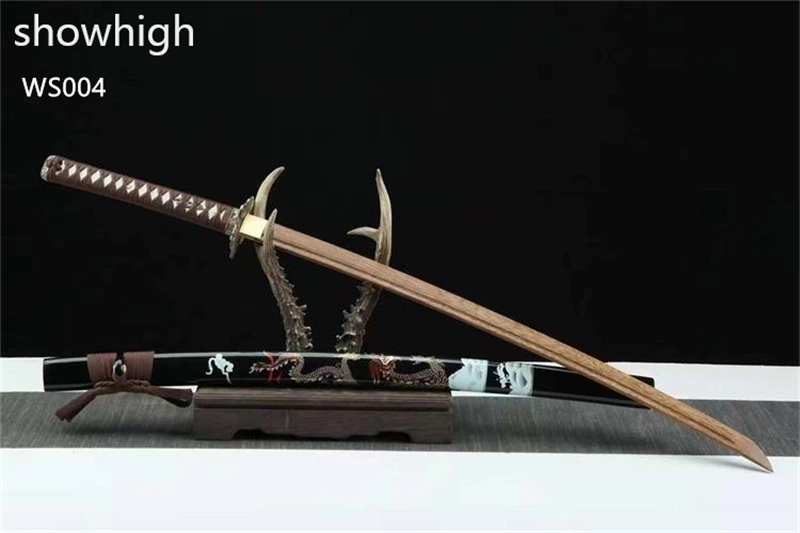 high quality dragon rosewood katana sword WS004