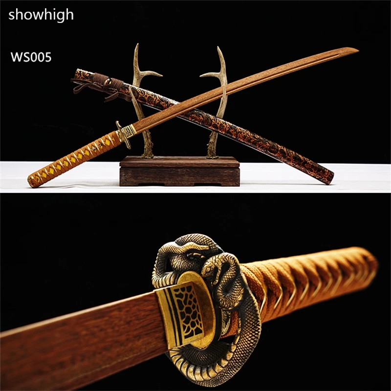 high quality rosewood  katana sword practice sword WS005