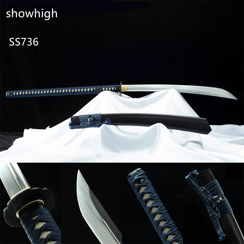 handmade double hand naginata katana sword SS736