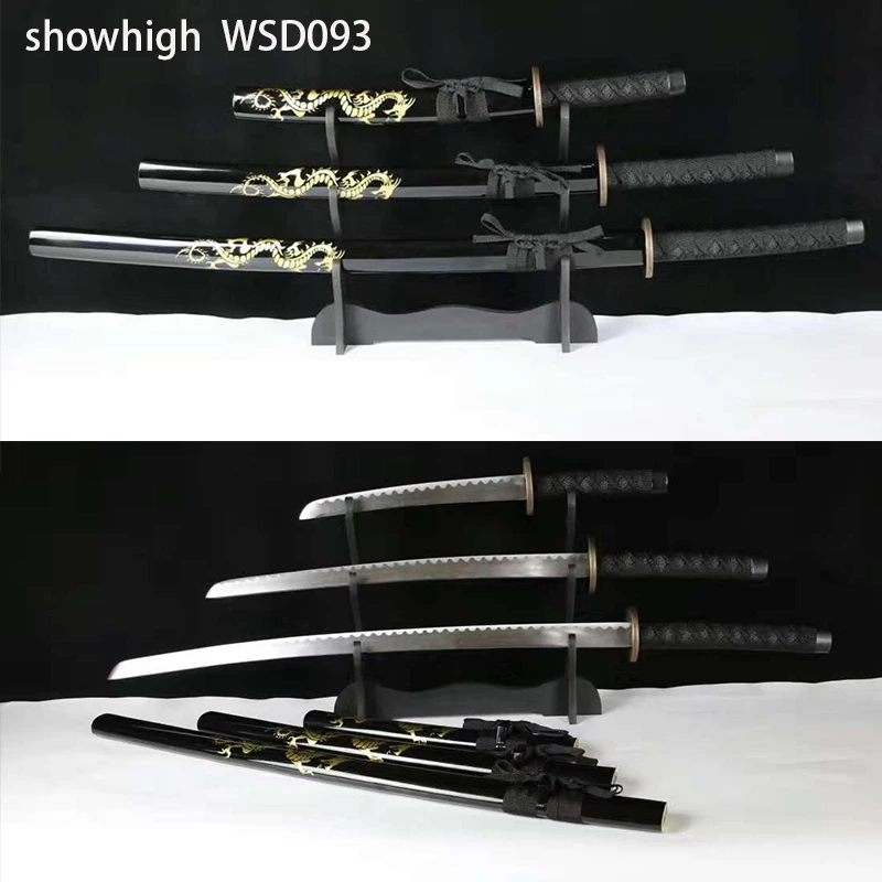 dragon samurai swords set WSD093