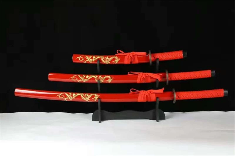 dragon samurai swords set WSD093