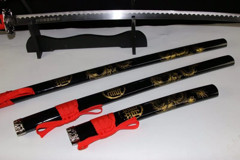 dragon samurai swords set WSD056