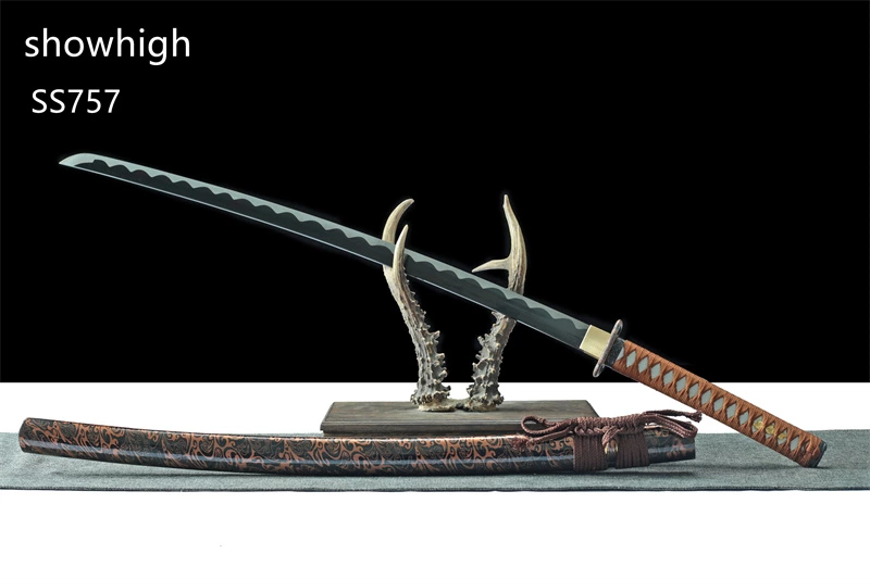 handmade carbon steel katana sword SS757