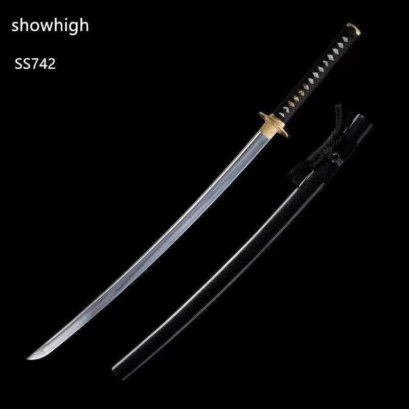 handmade high carbon steel functional katana samurai sword SS742