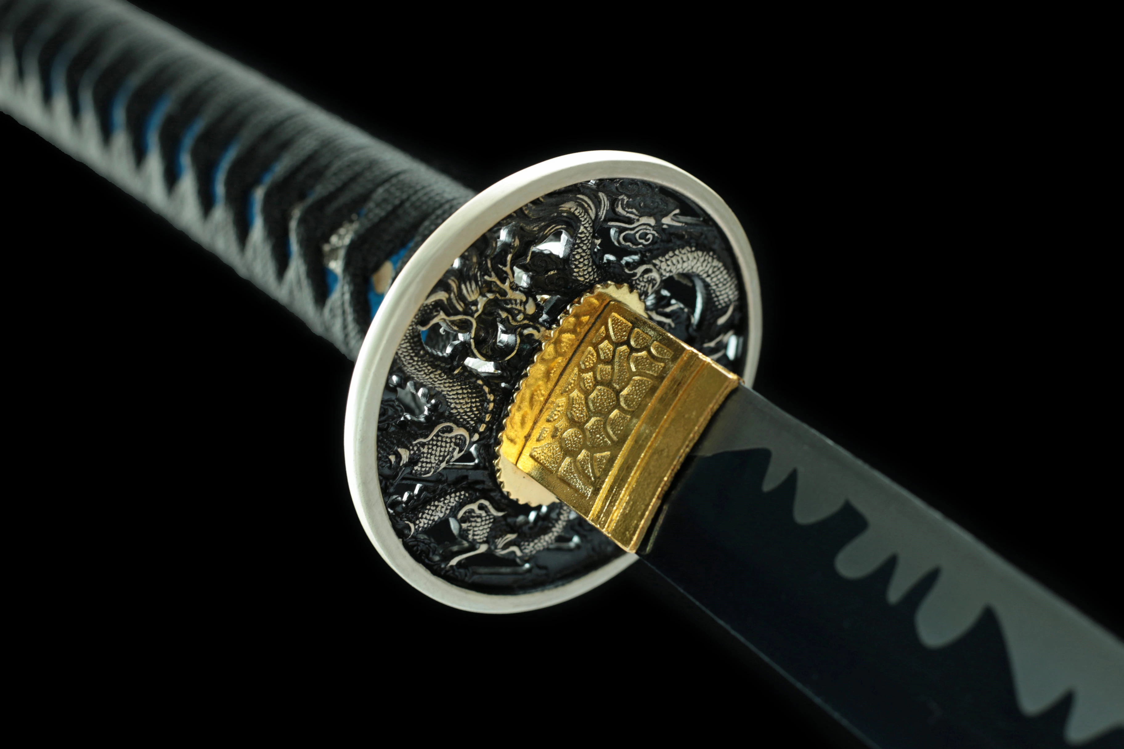 handmade carbon samurai katana sword SS771