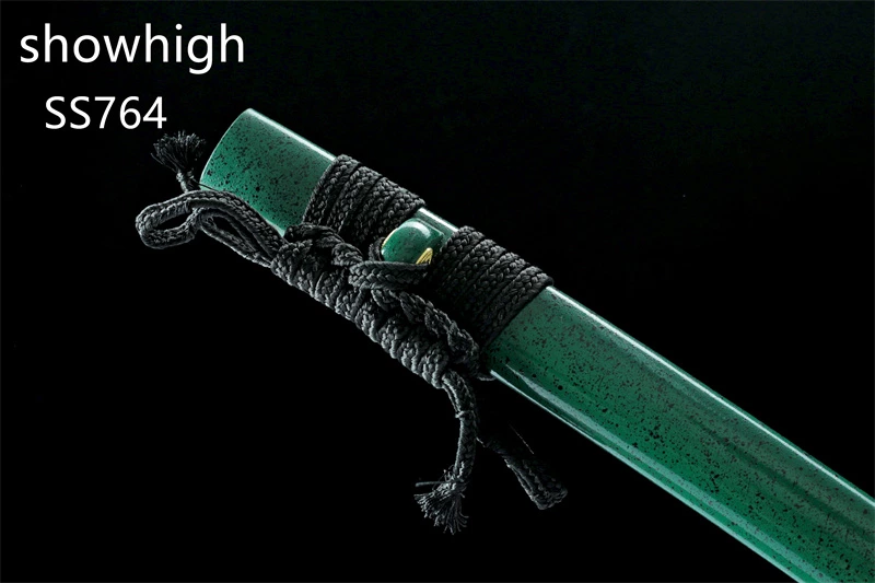 handmade high carbon green katana sword SS764