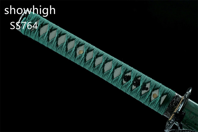 handmade high carbon green katana sword SS764