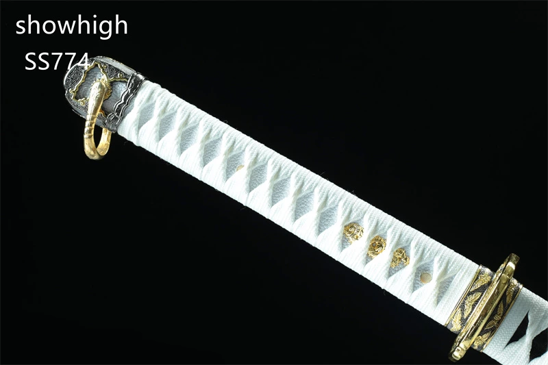 hand forged blue damascus tachi sword military sword ss774