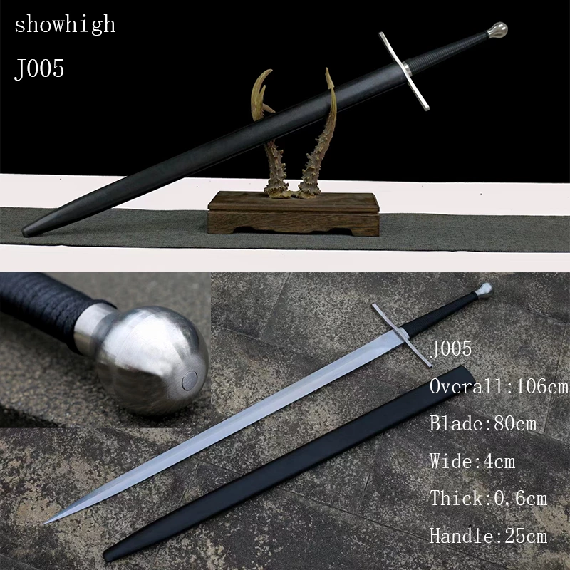 Handmade high carbon steel european swords J003