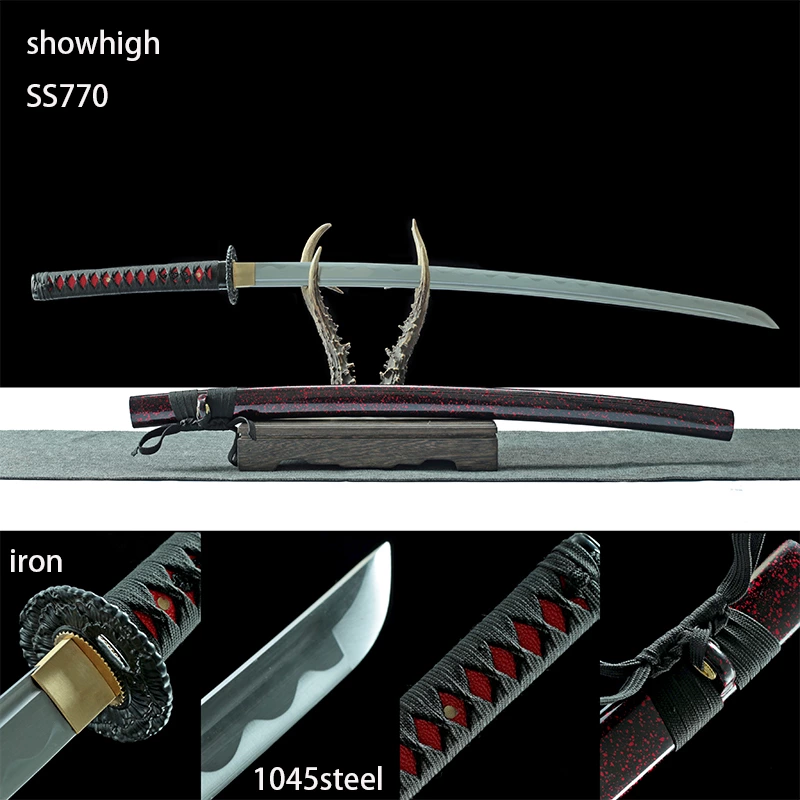 Handmade carbon  samurai katana Swords SS770